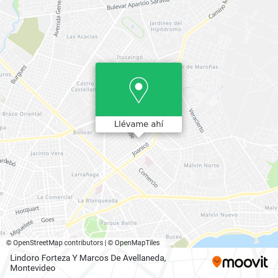 Mapa de Lindoro Forteza Y Marcos De Avellaneda