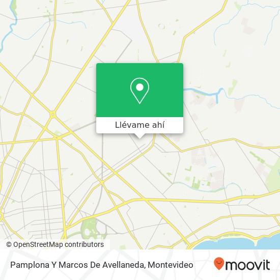 Mapa de Pamplona Y Marcos De Avellaneda