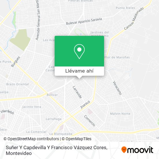 Mapa de Suñer Y Capdevilla Y Francisco Vázquez Cores