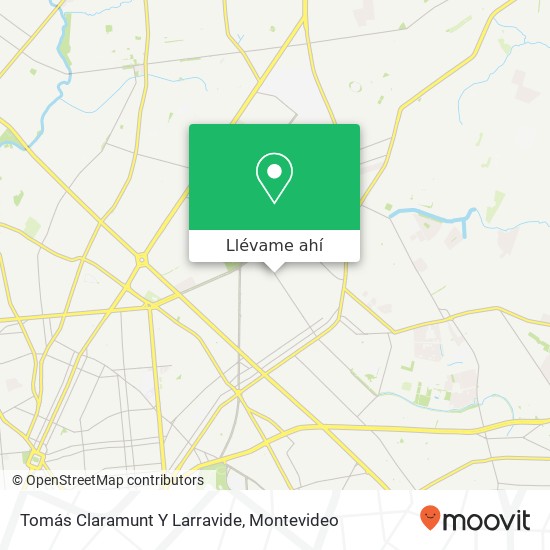 Mapa de Tomás Claramunt Y Larravide