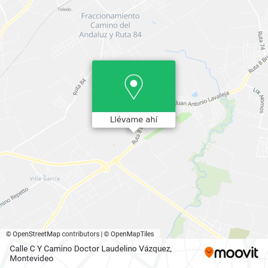 Mapa de Calle C Y Camino Doctor Laudelino Vázquez