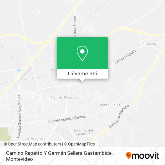 Mapa de Camino Repetto Y Germán Sellera Gastambide