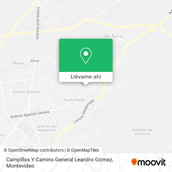 Mapa de Campillos Y Camino General Leandro Gómez