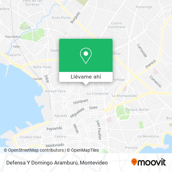 Mapa de Defensa Y Domingo Aramburú