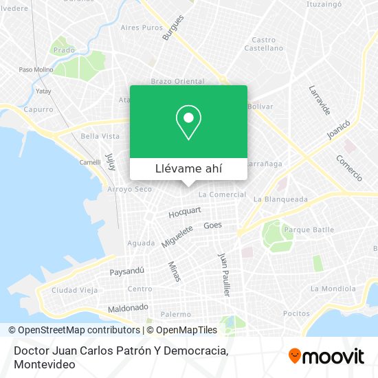 Mapa de Doctor Juan Carlos Patrón Y Democracia