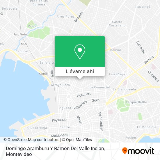 Mapa de Domingo Aramburú Y Ramón Del Valle Inclan