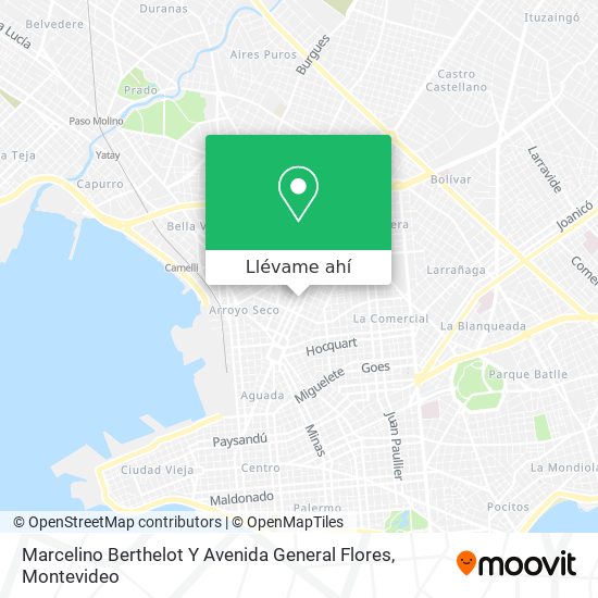 Mapa de Marcelino Berthelot Y Avenida General Flores