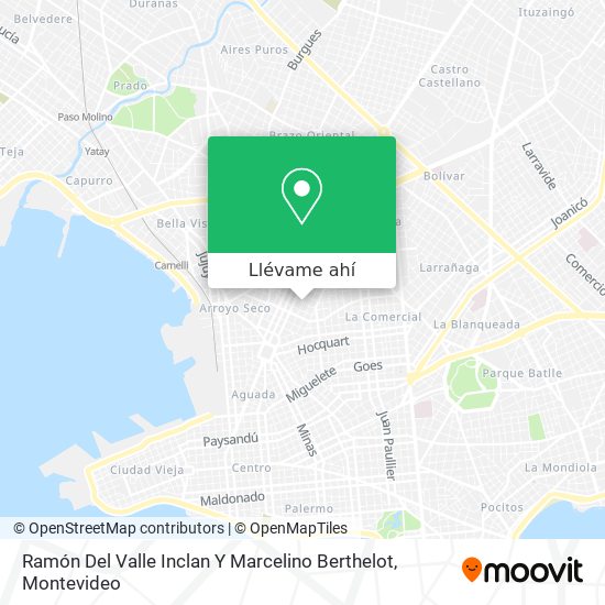 Mapa de Ramón Del Valle Inclan Y Marcelino Berthelot