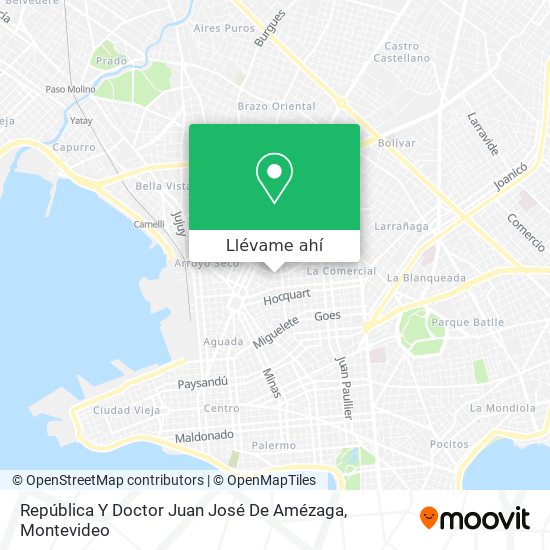 Mapa de República Y Doctor Juan José De Amézaga