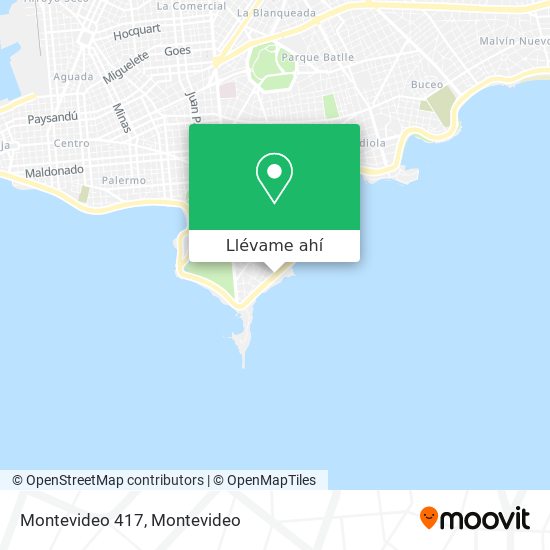Mapa de Montevideo 417