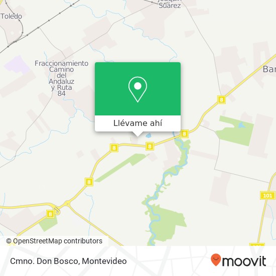 Mapa de Cmno. Don Bosco