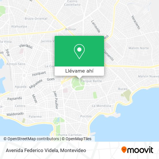 Mapa de Avenida Federico Videla