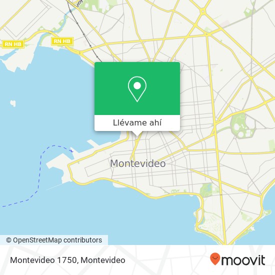 Mapa de Montevideo 1750