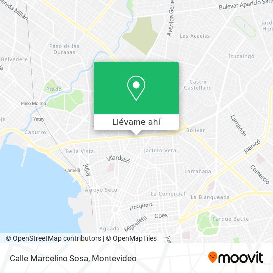 Mapa de Calle Marcelino Sosa