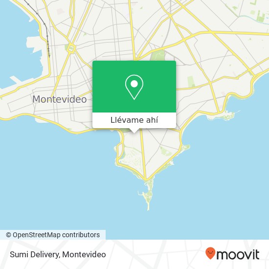 Mapa de Sumi Delivery, 699 Patria Parque Rodó, Montevideo, 11300