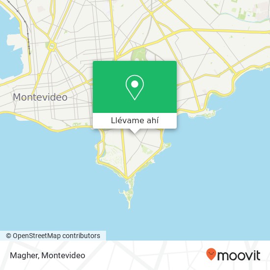 Mapa de Magher, 21 de Setiembre Punta Carretas, Montevideo, 11300