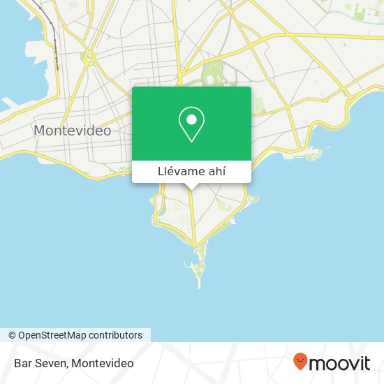 Mapa de Bar Seven, Bonpland Punta Carretas, Montevideo, 11300