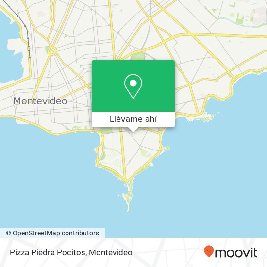 Mapa de Pizza Piedra Pocitos, 2513 Doctor José Scoseria Punta Carretas, Montevideo, 11300