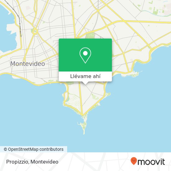 Mapa de Propizzio, 21 de Setiembre Punta Carretas, Montevideo, 11300