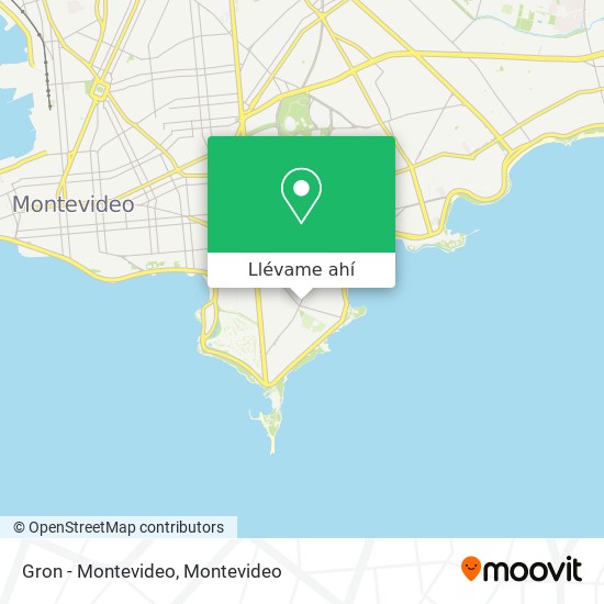 Mapa de Gron - Montevideo