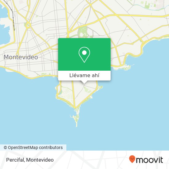Mapa de Percifal, José Ellauri Punta Carretas, Montevideo, 11300