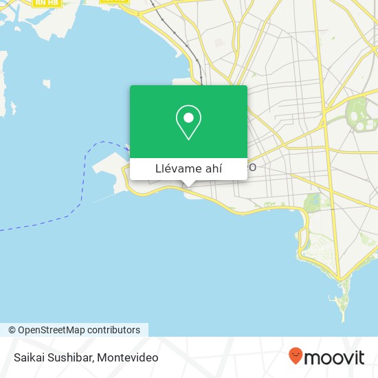 Mapa de Saikai Sushibar, 1128 Florida Ciudad Vieja, Montevideo, 11100