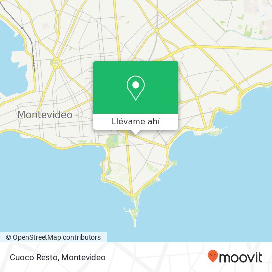 Mapa de Cuoco Resto, 2464 Libertad Pocitos, Montevideo, 11300