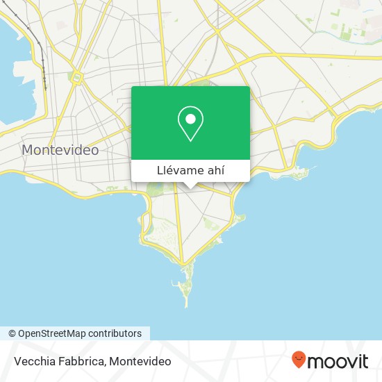 Mapa de Vecchia Fabbrica, Ingeniero Luis Franzini Pocitos, Montevideo, 11300