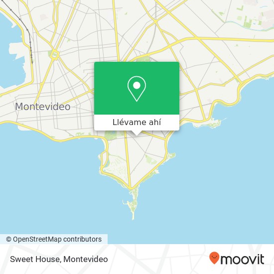 Mapa de Sweet House, Avenida Domingo Sarmiento Punta Carretas, Montevideo, 11300