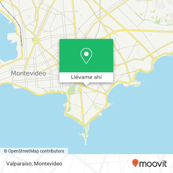 Mapa de Valparaiso, 2464 Libertad Pocitos, Montevideo, 11300