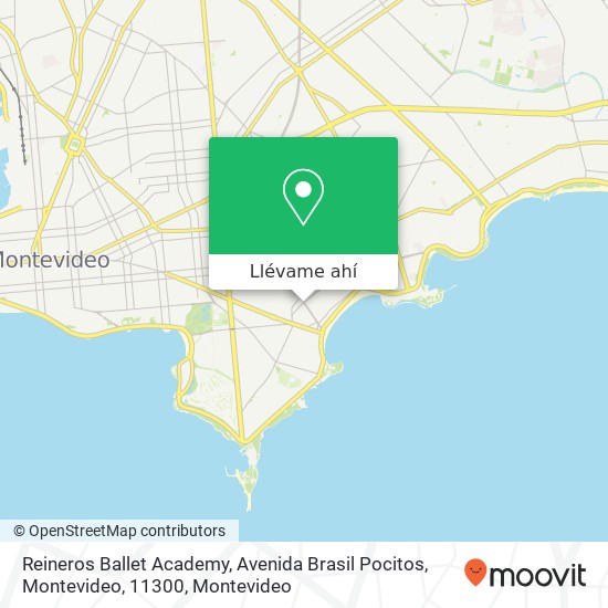 Mapa de Reineros Ballet Academy, Avenida Brasil Pocitos, Montevideo, 11300