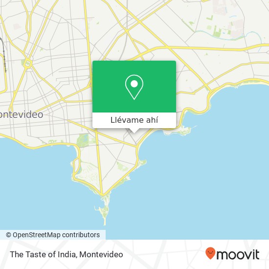 Mapa de The Taste of India, 3312 José Martí Pocitos, Montevideo, 11300