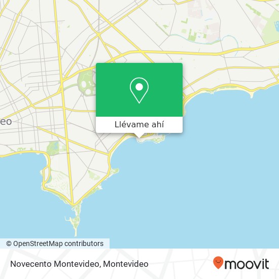 Mapa de Novecento Montevideo, Rambla Presidente Charles de Gaulle Pocitos, Montevideo, 11300