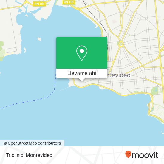 Mapa de Triclinio, 264 Sarandí Ciudad Vieja, Montevideo, 11000