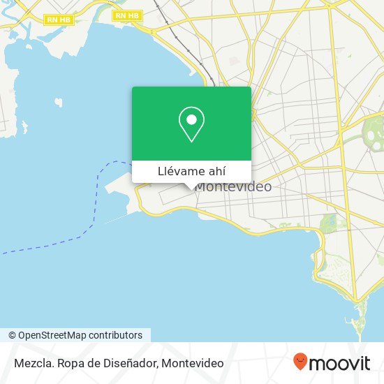 Mapa de Mezcla. Ropa de Diseñador, 1318 Bacacay Ciudad Vieja, Montevideo, 11000