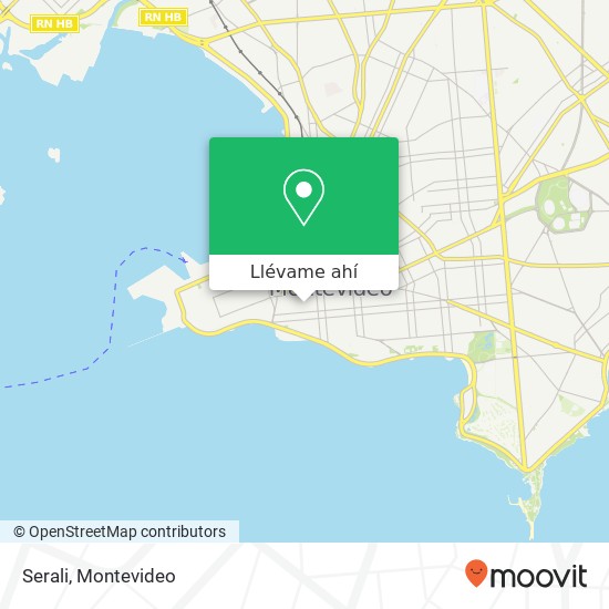 Mapa de Serali, Soriano Centro, Montevideo, 11100