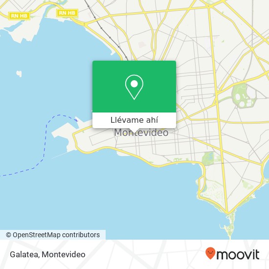Mapa de Galatea, Río Negro Centro, Montevideo, 11100