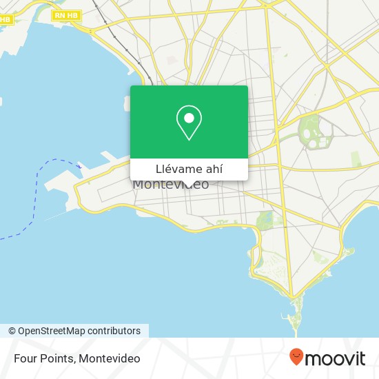 Mapa de Four Points, Ejido Centro, Montevideo, 11100