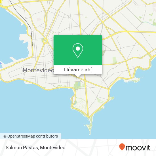 Mapa de Salmón Pastas, Boulevard España Parque Rodó, Montevideo, 11200
