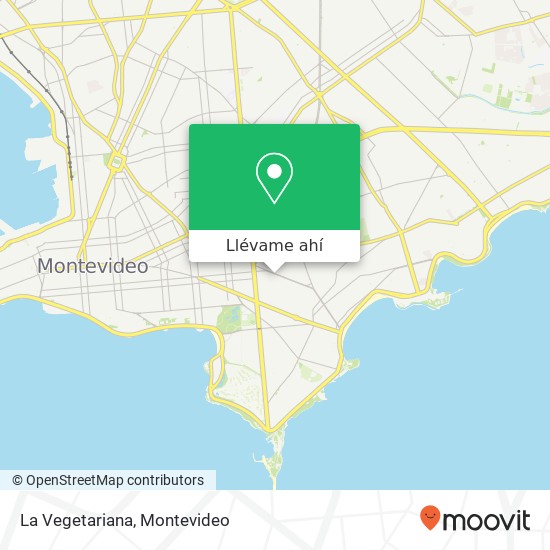Mapa de La Vegetariana, 2496 Avenida Brasil Pocitos, Montevideo, 11300