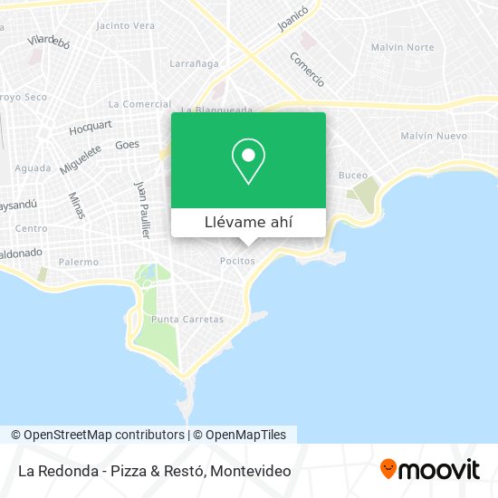 Mapa de La Redonda - Pizza & Restó