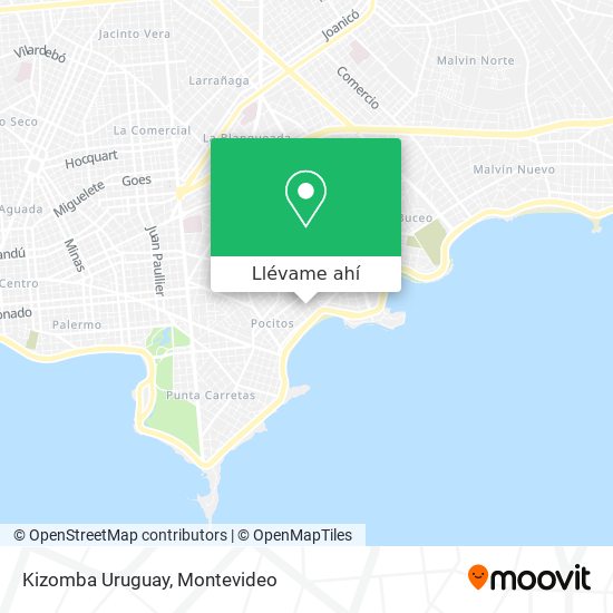 Mapa de Kizomba Uruguay