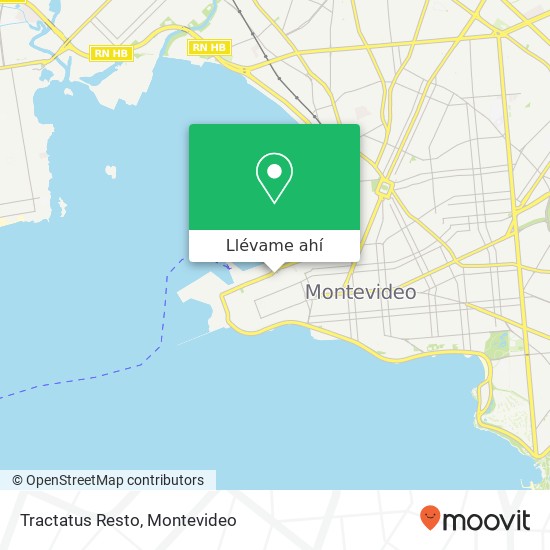 Mapa de Tractatus Resto, 25 de Agosto Ciudad Vieja, Montevideo, 11000