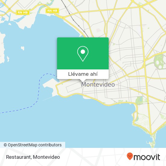 Mapa de Restaurant, Ciudadela Ciudad Vieja, Montevideo, 11000