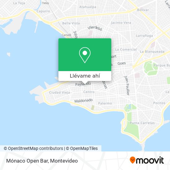 Mapa de Mónaco Open Bar