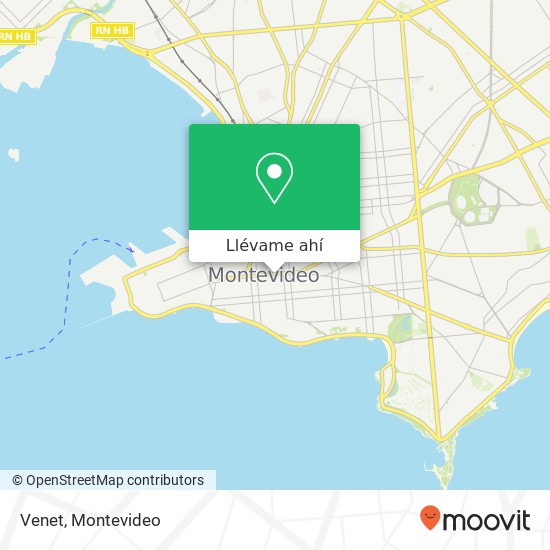 Mapa de Venet, Avenida 18 de Julio Centro, Montevideo, 11100