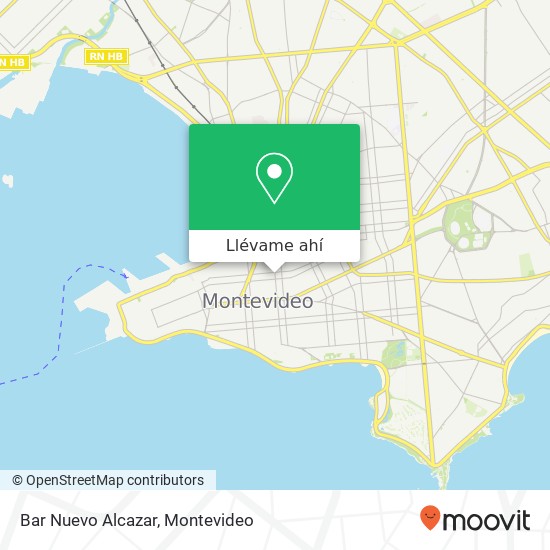 Mapa de Bar Nuevo Alcazar, Yaguarón Centro, Montevideo, 11100
