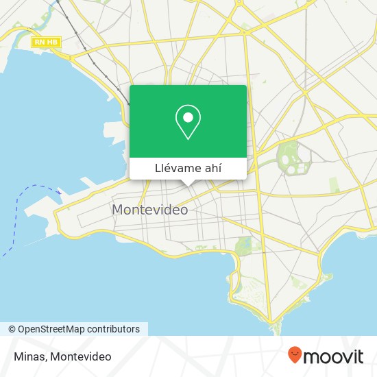 Mapa de Minas, Minas Cordón, Montevideo, 11200