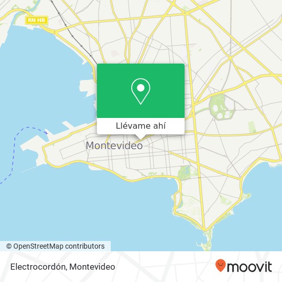 Mapa de Electrocordón, Tacuarembó Cordón, Montevideo, 11200