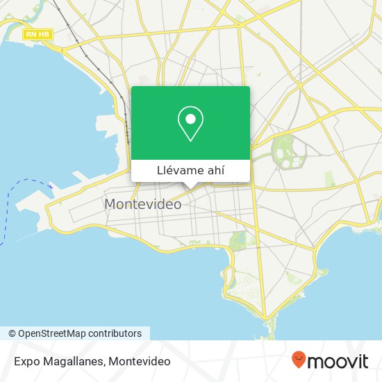 Mapa de Expo Magallanes, Avenida 18 de Julio Cordón, Montevideo, 11200